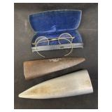Tobacco Spears with Vintage Eye Glasses