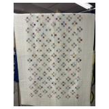 Vintage Block Pattern Quilt