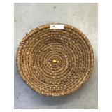 Large Wicker Woven Bowl