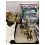 Brass Desk & Accent Lights