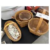 4 Longaberger Baskets