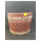 Vintage Red Painted Dry Measure
