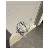 Metal Garden Sphere w/ Stand