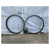 2 Iron Wagon Wheel Protectors