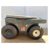Plastic Rolling Garden Caddy Seat