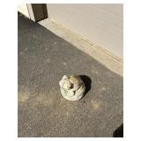 Frog Form Concrete Lawn Ornament