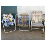 5 Various Lawn Chairs