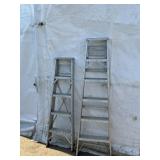 2 Aluminum Step Ladders