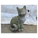 Seated Cat Formed Lawn Ornament