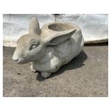 Concrete Garden Rabbit Planter