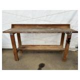 Homemade wooden Work Bench