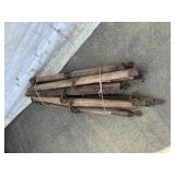 Selection of 6 Wooden Single Trees