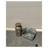 VIntage Drop Handle Milk Can
