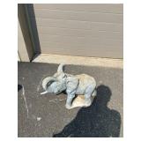 Concrete Garden Elephant
