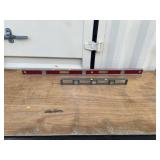 2ft x 4ft Aluminum Levels