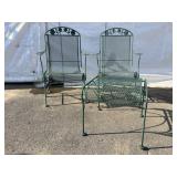 3 Piece Patio Set: 2 Spring Chairs & 1 side Table