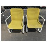 2 Vintage Spring Chairs