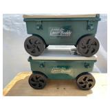 2 Rolling Plastic Lawn Buddies