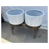 Double Wringer Washer Tub Bases