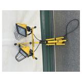 Electric Double Work Light on Tripod