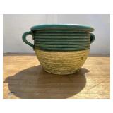 Glazed Double Handled Planter