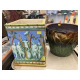 (2) Ceramic Planters