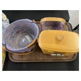 3 Longaberger Baskets