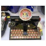 Marx De-lux Dial Childs Typewriter
