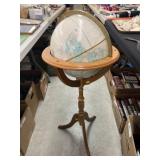 World Globe on Wood Stand