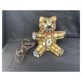 Bear Form Slide Glass Table Lamp