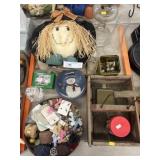 Buttons, Oil Lamp, etc.