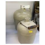 2 Stoneware Jug Crocks