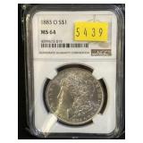 1883 Morgan Silver Dollar