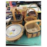 6 Patriotic Longaberger Baskets