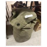 Military Duffle Bag & Misc. Clothes