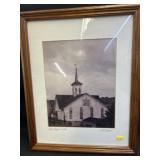 (2) Framed Star Barn Prints