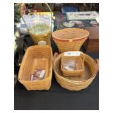 5 Longaberger Baskets