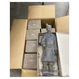 8 Oriental Themed Warrior Knodder Figures