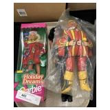 Antique Kiss Doll & Burger King Plush