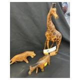 Wooden Animal Scultpures