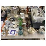 Misc. Decor, Oil Lamp, Cords, Teapot, etc.