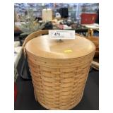 Longaberger Ice Bucket Basket