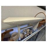 Painted Wooden Bench