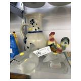 Sa;lt Glazed Picture, Ceramic Rooster