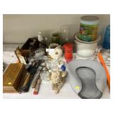 Glassware, Tools, etc.