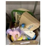 Box of Vintage My Little Ponies & Toys