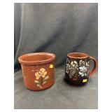 Eldreth Redware Mug & Crock