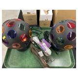 Pair Ball of Light Disco Balls