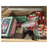 3 Boxes Vintage Christmas w/ Mercury Glass Balls