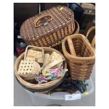Tub of Baskets, etc.